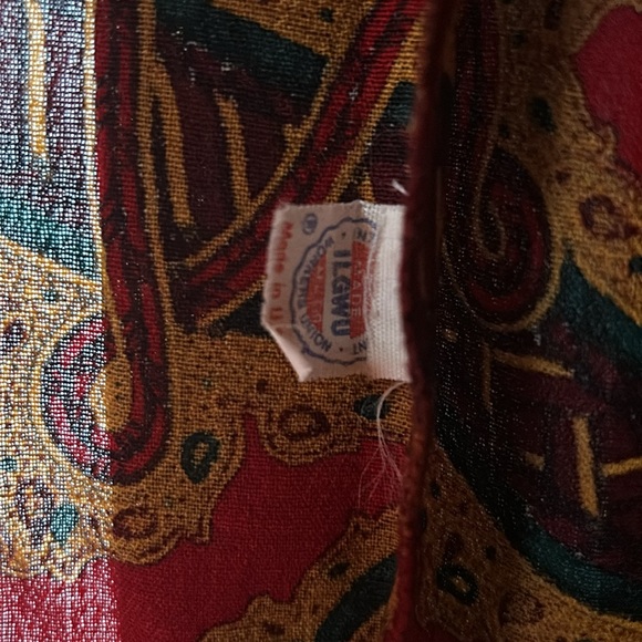 Gloria Sachs New York Neiman Marcus Vintage Red Pleated Skirt size 10 - Picture 12 of 15